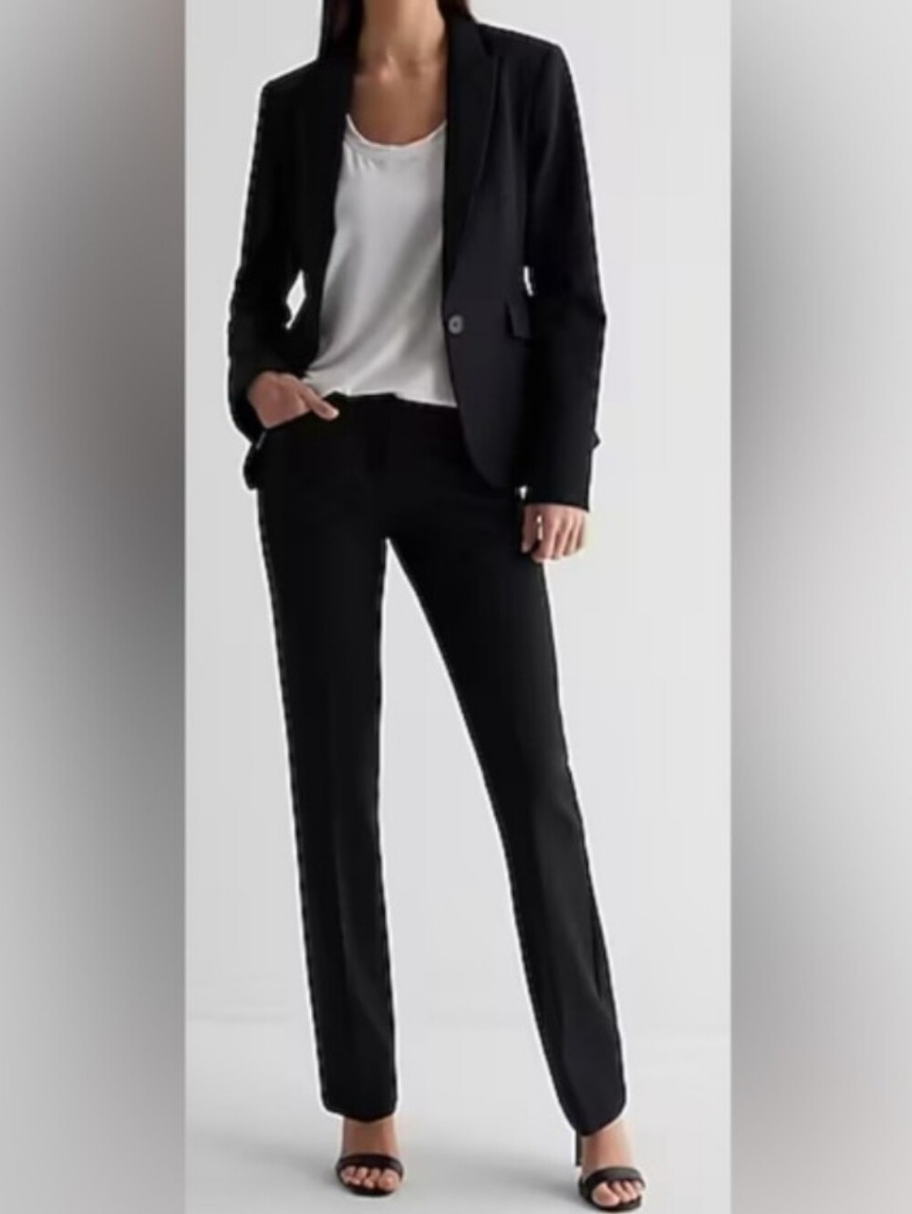 Express Black Suit - Blazer And Pants